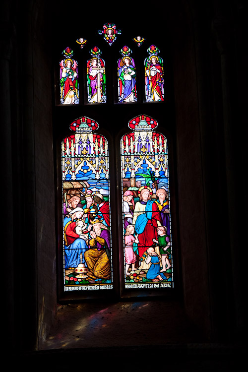 Inside Peterborough cathedral