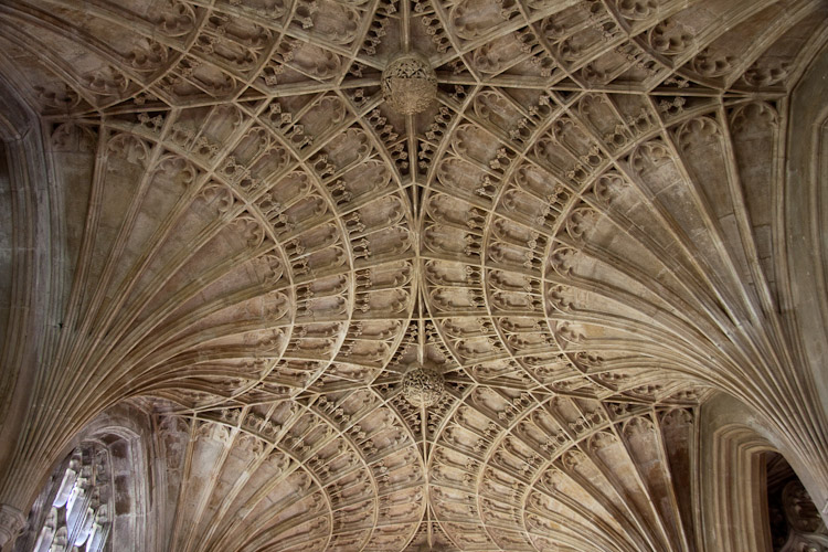 inside Peterborough cathedral