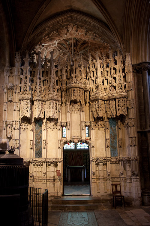 Inside Ely cathedral