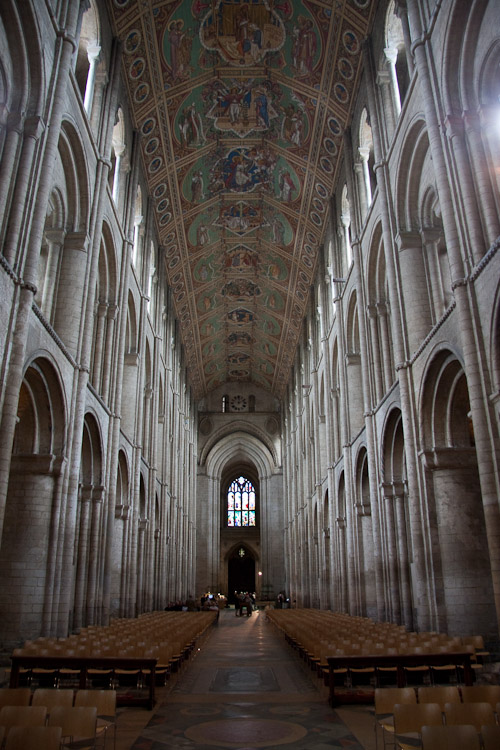 Inside Ely cathedral